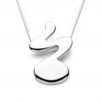 Worm - Handmade Sterling Silver Pendant By..